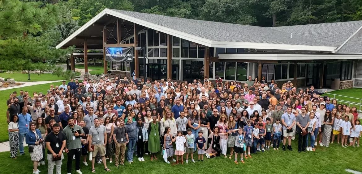 Maranatha Shabiba attendees gathered for the annual conference group photo
